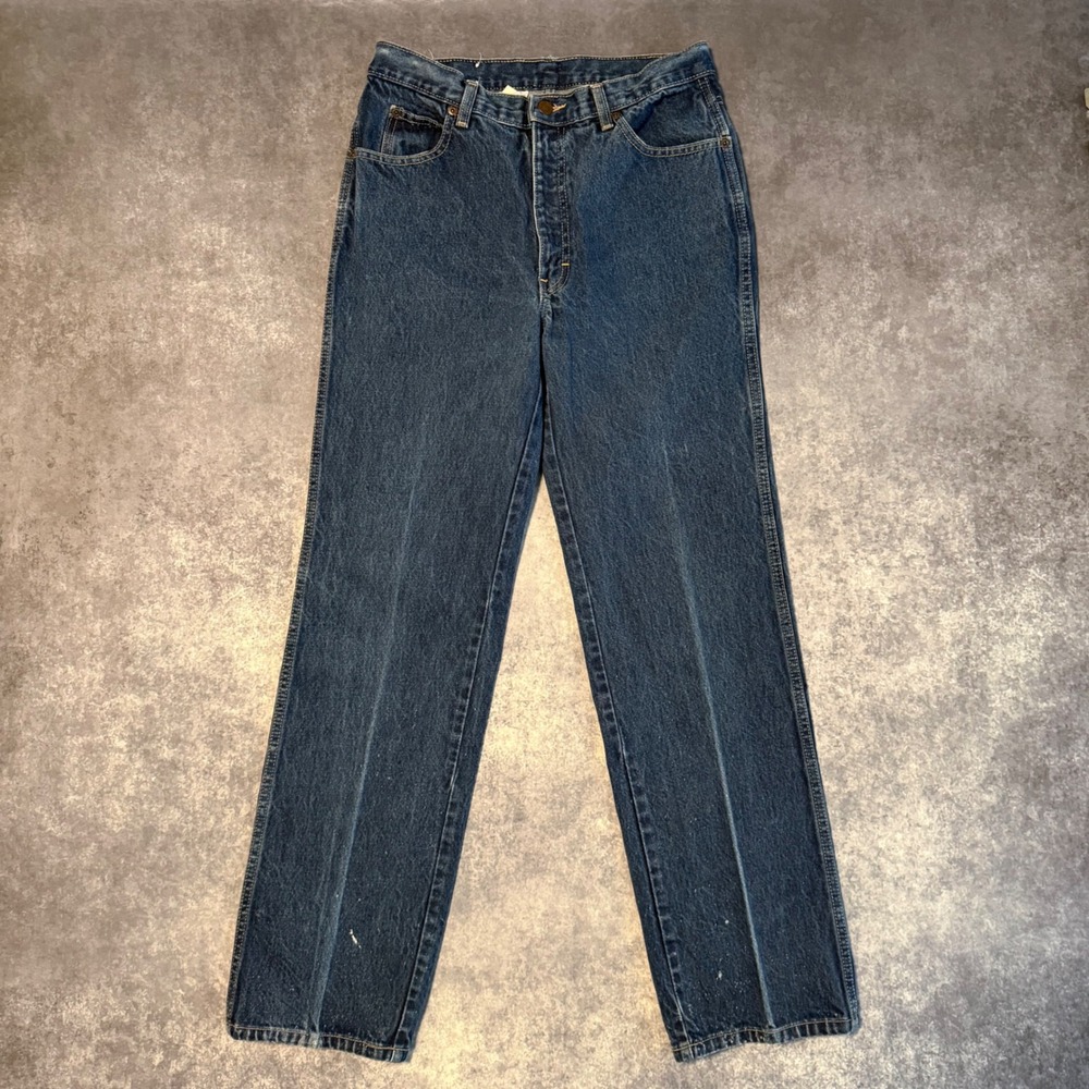 Vintage 70s Calvin Klein Jeans Mens Straight Leg Talon 42 Zipper Denim USA 30x32